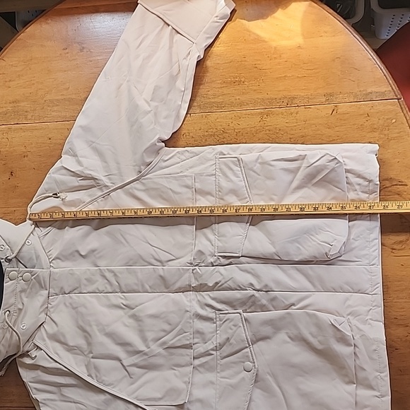 LIT Activewear Ivory Stouthearted Duck Down Jacket S read description - Picture 8 of 17